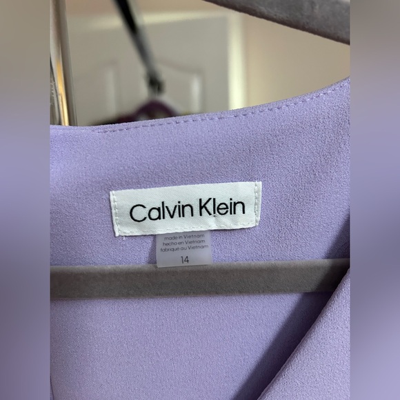 Calvin Klein lavender jumpsuit size 14 - Picture 7 of 8
